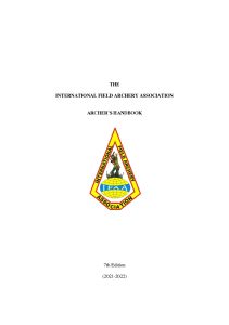 Archers Handbook 2021