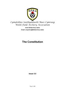 The WFAA Constitution